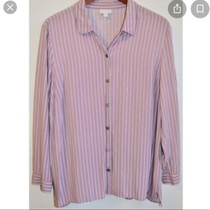 J. Jill Purple Button Down